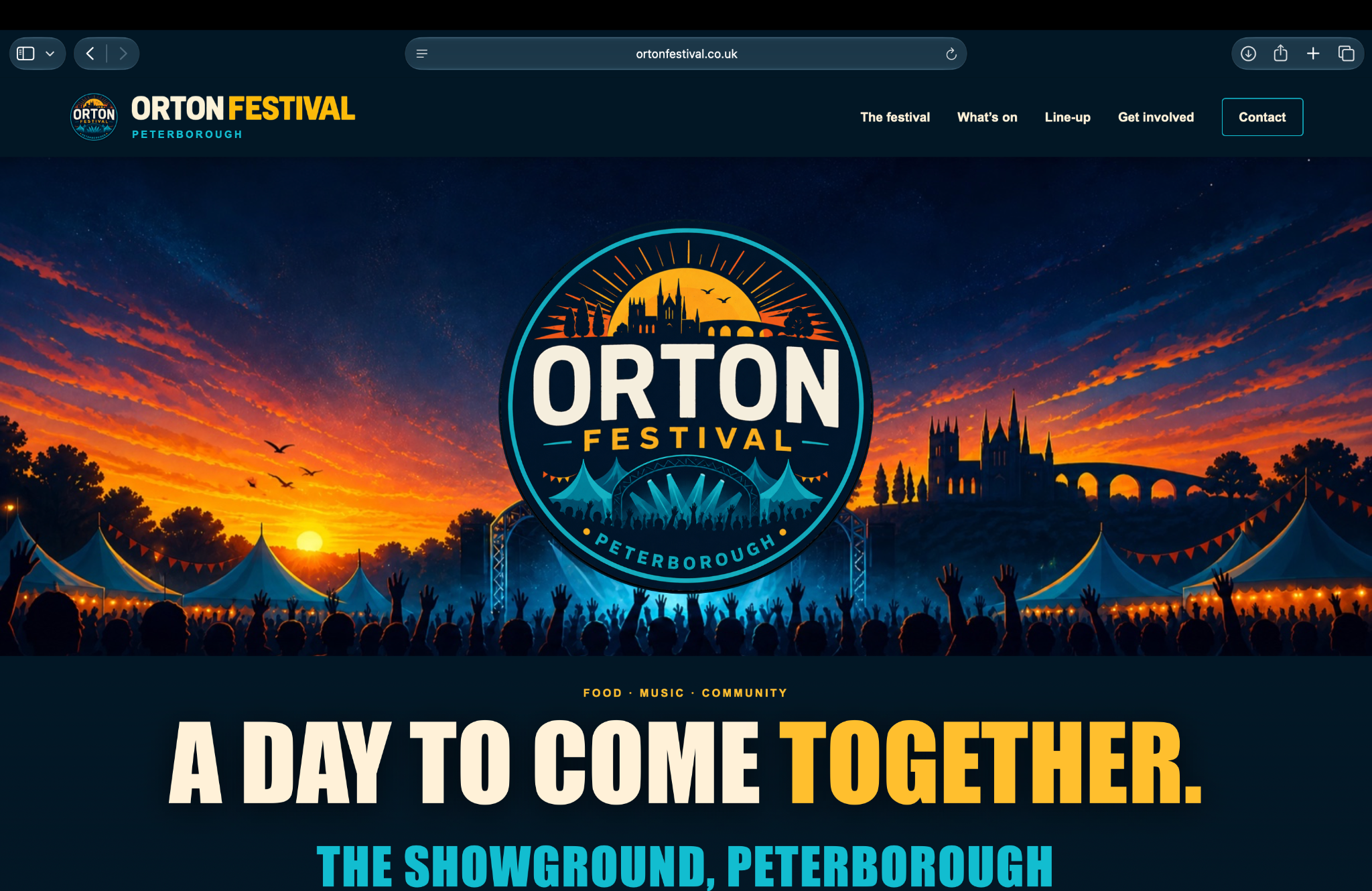 Orton Festival website for Peterborough Community Day